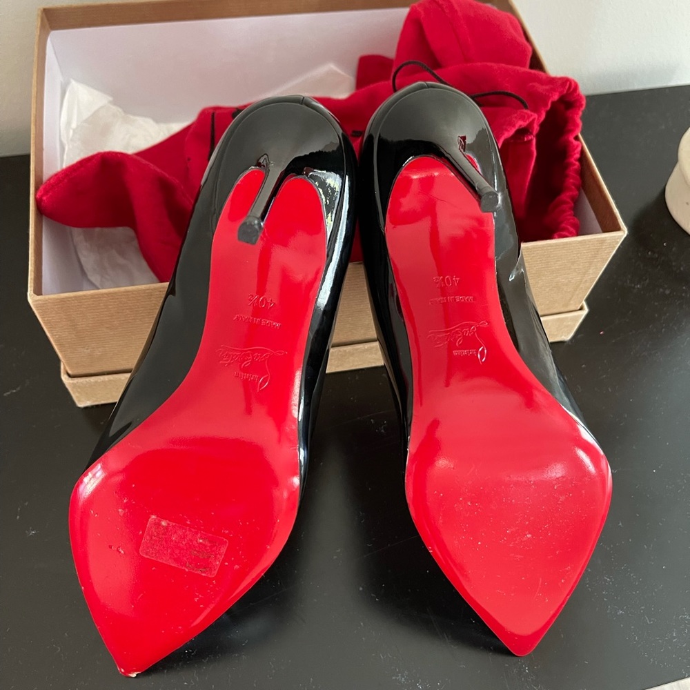 Christian Louboutin Decollete 100 mm Patent Pumps
